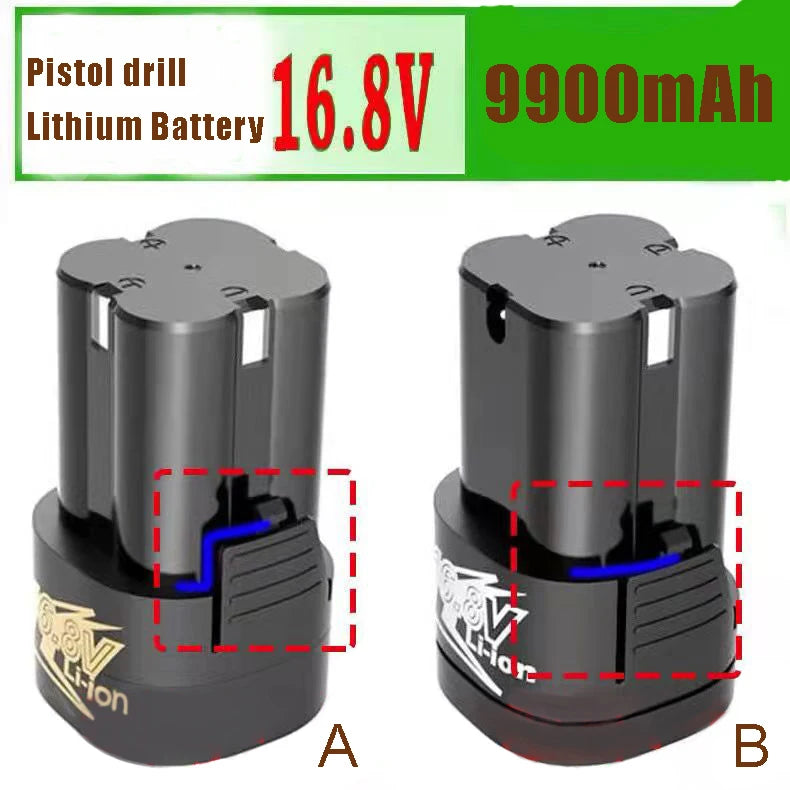 100%New16.8V.13000mAh.herramientas.electricas de.bateria,taladro recargable.para.destornillador.inalambrico.taladro electrico.