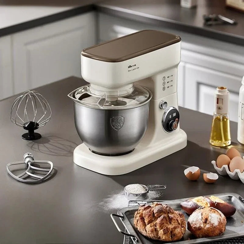 Máquina de chef, batidora de masa doméstica, máquina amasadora, batidora de masa, batidora de huevos multifunción, totalmente automática
