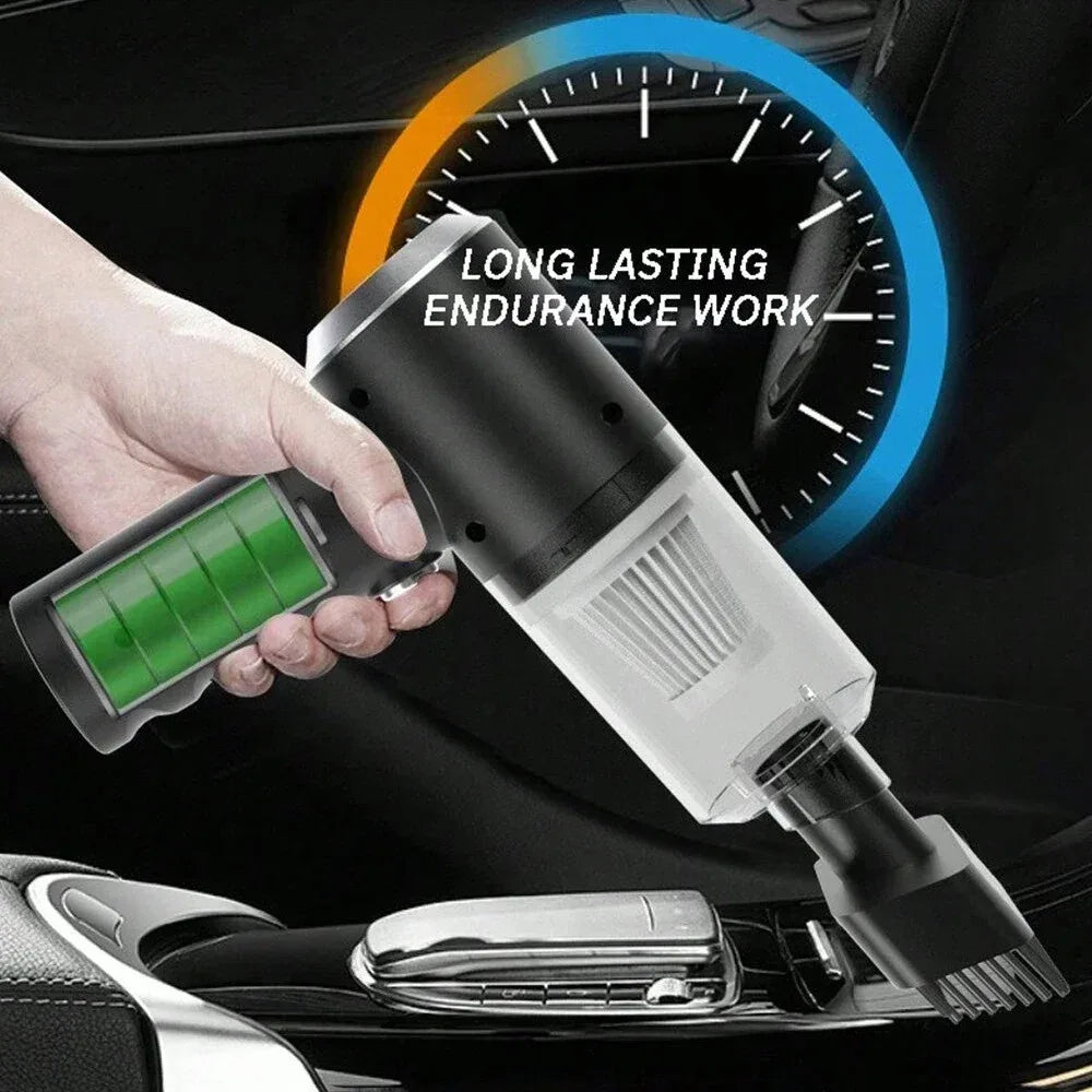 Aspiradora combinada de succión y soplador integrada 3 en 1, aspiradora doméstica con carga USB para coche pequeño