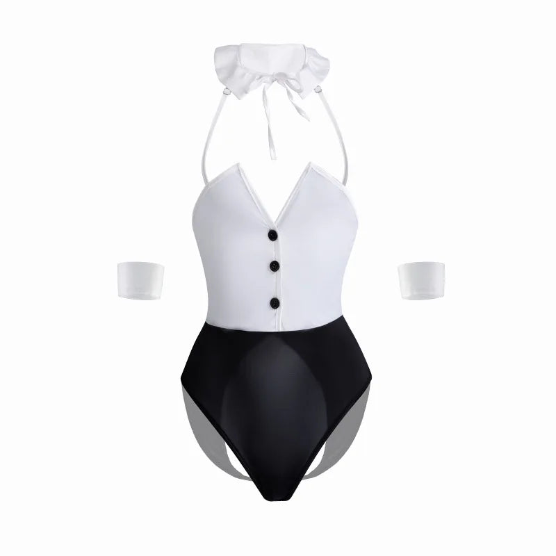 Cute Bunny Girl Cosplay Costumes Womens Underwear Lace Open Buttocks Sexy Bodysuit Rabbit Nightclub Uniform Lingerie for Sex 18