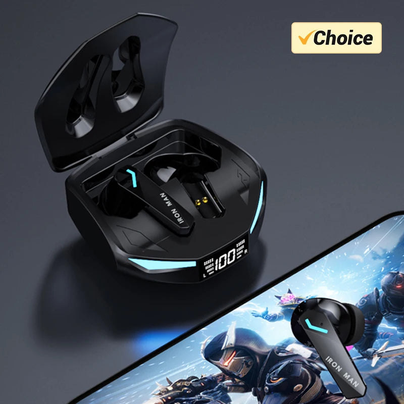 Auriculares deportivos Lenovo GM2 Pro con Bluetooth 5.3, inalámbricos, intraaurales, para juegos, de baja latencia y modo dual, para música. Nuevos.
