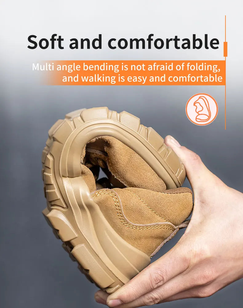 Safety Shoes Man for Work Man's Safety Working Shoes Working Lightweight Work Wear   Industrial Security-Protection