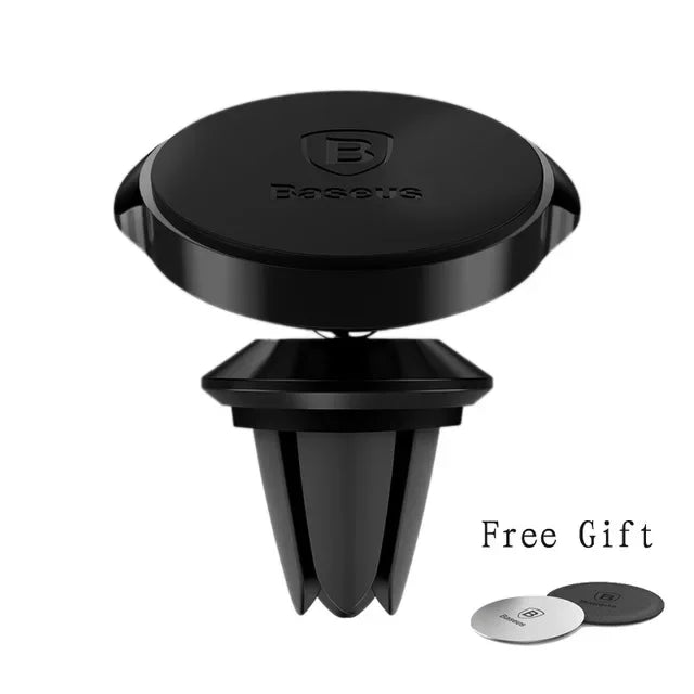 Soporte magnético para teléfono de coche Baseus para iPhone, Samsung y Xiaomi, 360 grados, para ventilación de aire.