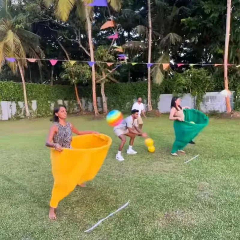 ¡Juego de patio "Granny Pants Party Rush"! ¡El mejor juego de fiesta en el jardín! Juegos divertidos: Juego de lanzamiento para padres e hijos, accesorio y juguete.
