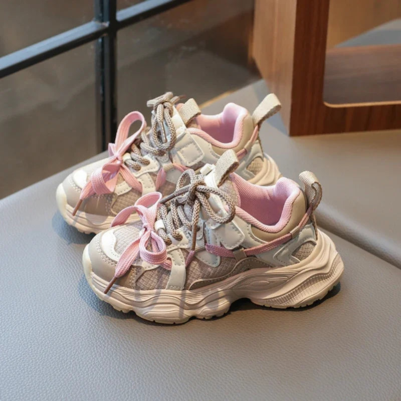 Zapatillas deportivas para niños, de moda, para primavera y otoño, transpirables, antideslizantes, informales, para correr, para niños y niñas.