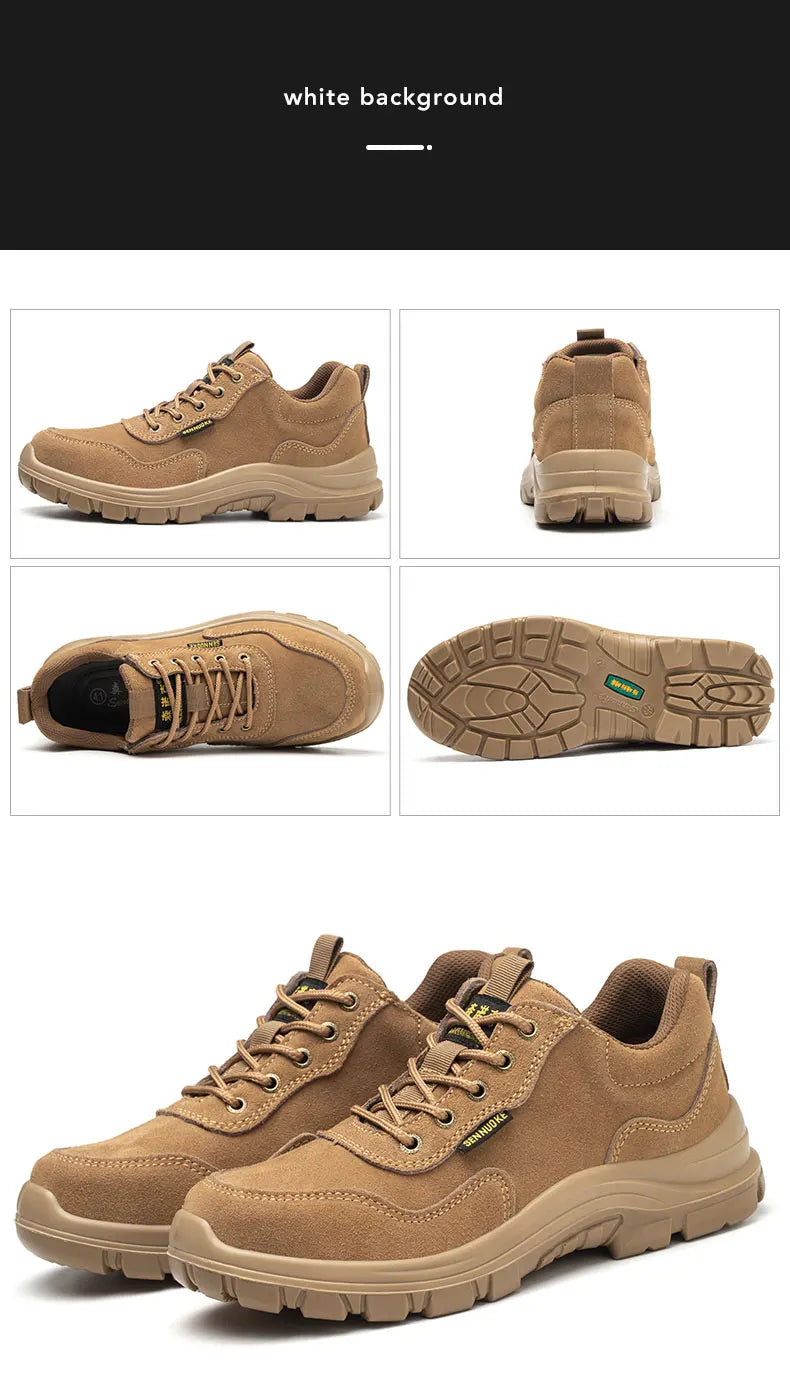 Safety Shoes Man for Work Man's Safety Working Shoes Working Lightweight Work Wear   Industrial Security-Protection