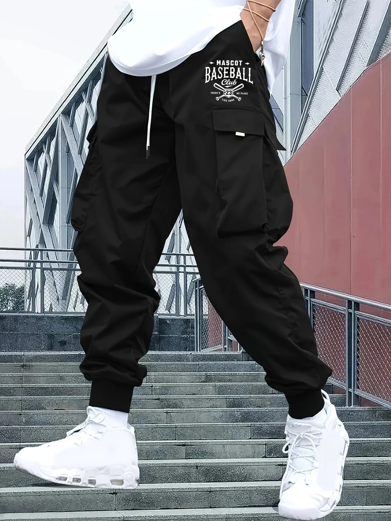 Retro Workwear Loose Sports Men's Casual Pants Straight Leg Trousers Spring Autumn Popular Long Pants Comfortable Fit