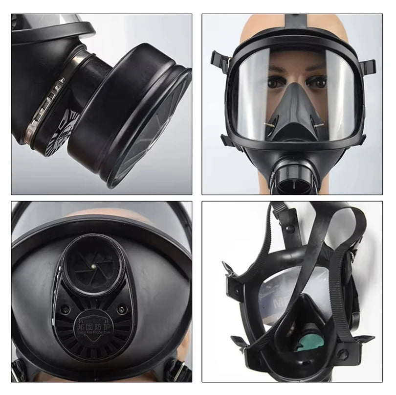 Máscara de gas MF14, prevención de sustancias químicas irritantes, protección contra la contaminación nuclear y otros agentes de gas, equipo de seguridad.