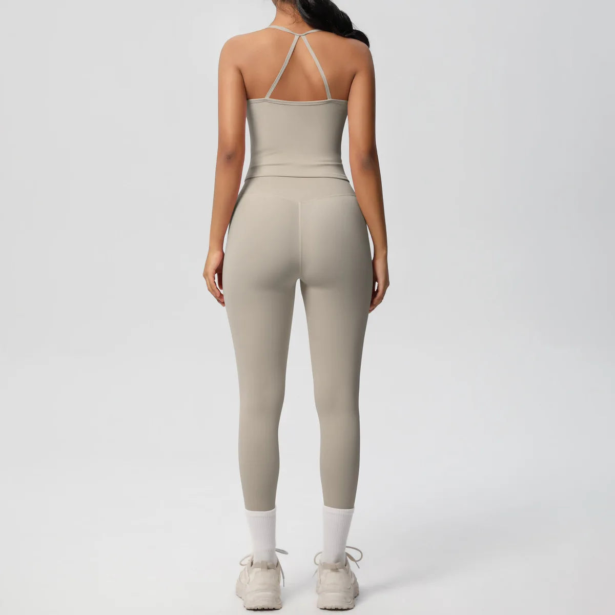 Conjunto de Ropa de Yoga para Mujer, Traje Deportivo, Ropa de Entrenamiento, Chaleco Deportivo sin Mangas, Conjunto de Gimnasio, Mono de Entrenamiento, Ropa Interior Deportiva, Ropa Deportiva