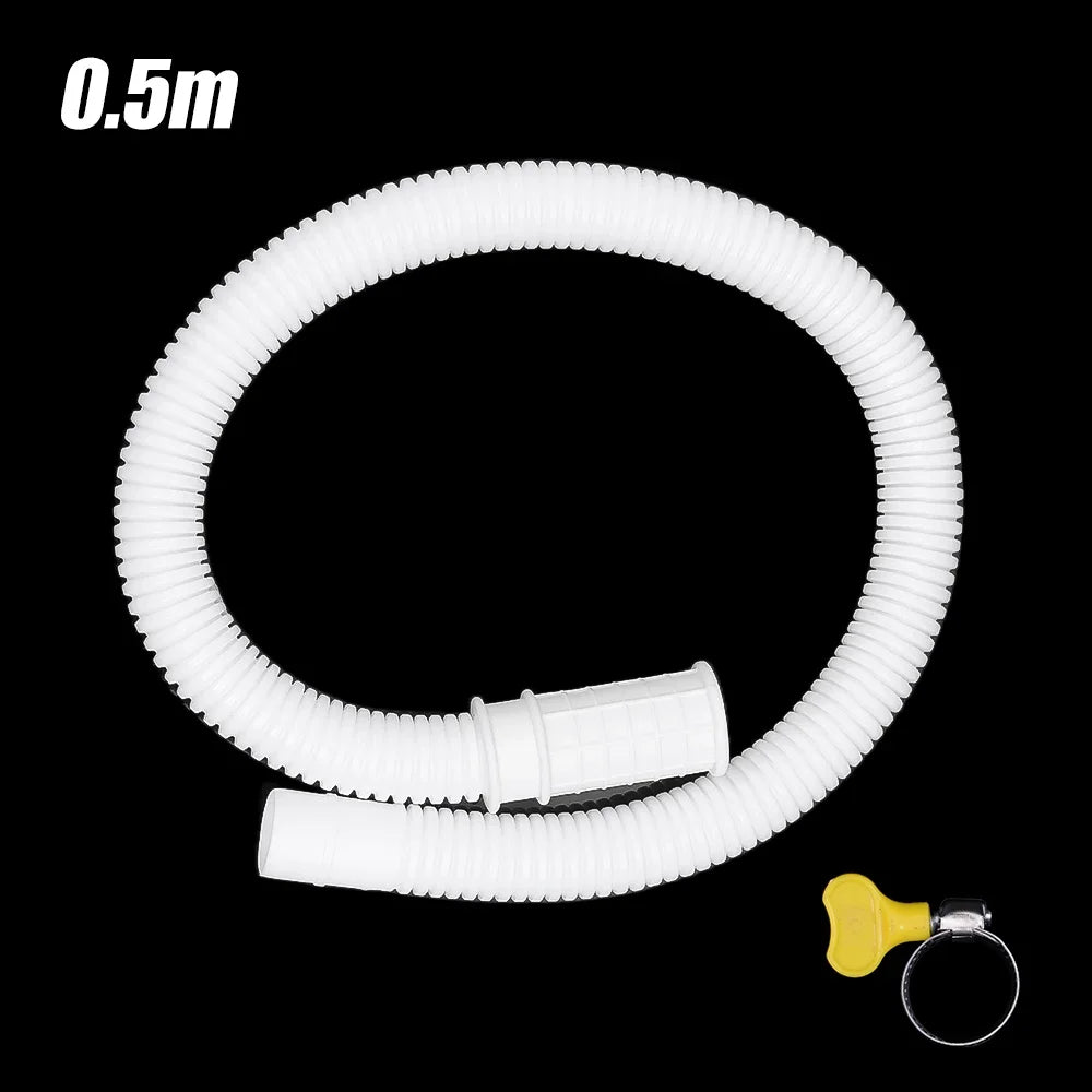 Mangueras de drenaje para lavadora de 0,5/1/2/3 m, tubo de plástico flexible, extensión de grifo, mangueras de plomería, mangueras de drenaje para aire acondicionado