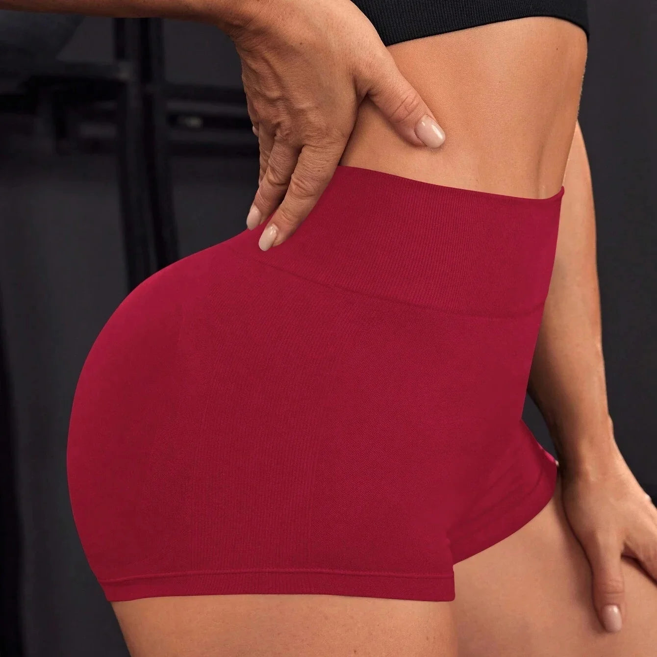 Fitness de verano, pantalones cortos de yoga exclusivos, pantalones de yoga cómodos y sexys, ejercicio, estiramiento, carrera, entrenamiento