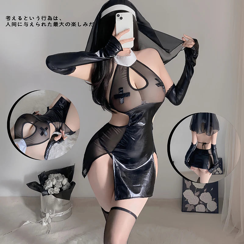 Sexy Lingerie Woman Underwear For Sex Dress Cosplay Uniform Women Lingerie Set Erotic Sleepwear Babydoll Nurse Role Costumes