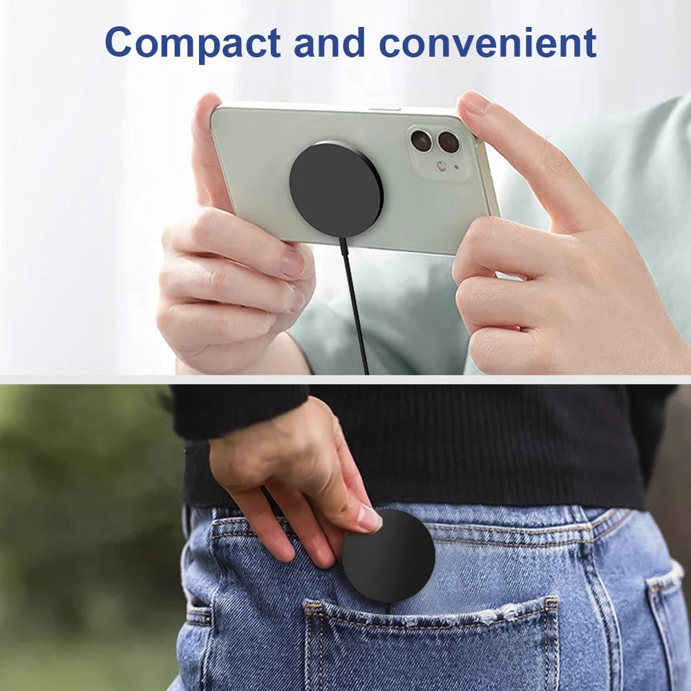 Cargador inalámbrico magnético de 30 W, base de carga rápida para iPhone 15, 14, 13, 12 Pro Max, Airpods PD, USB A, estación de carga para teléfono