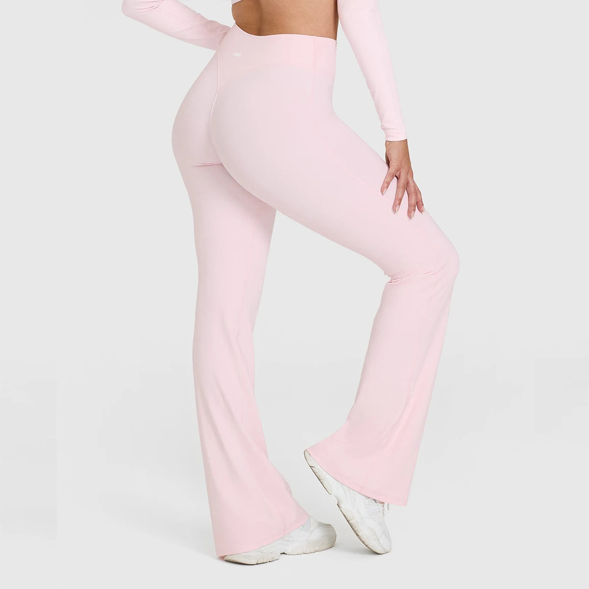 Active Wide Legging High Waist Sporty leggings woman Sports Long Pants Seamless Scrunch Hip-lifting Wide-leg pants