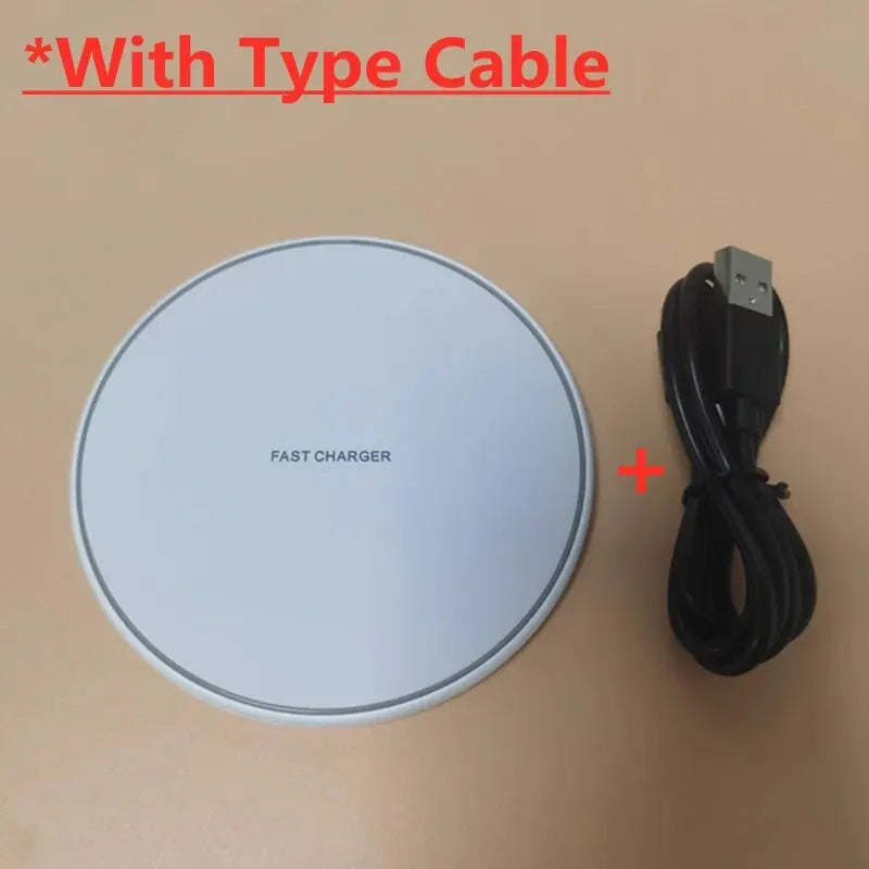 Cargador inalámbrico de 30 W para iPhone 15, 14, 13, 12, X Pro Max, base de carga rápida por inducción para Samsung S23, S22, Xiaomi y Huawei
