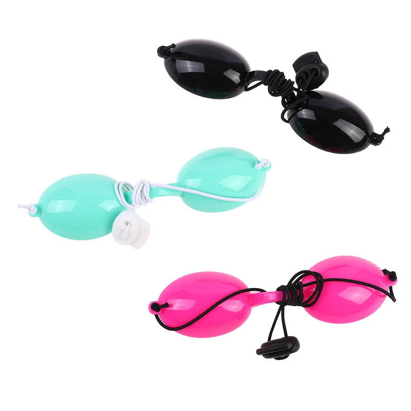 Gafas de seguridad, gafas protectoras, parche de silicona suave, gafas ajustables, protección, copa ocular para láser IPL de belleza