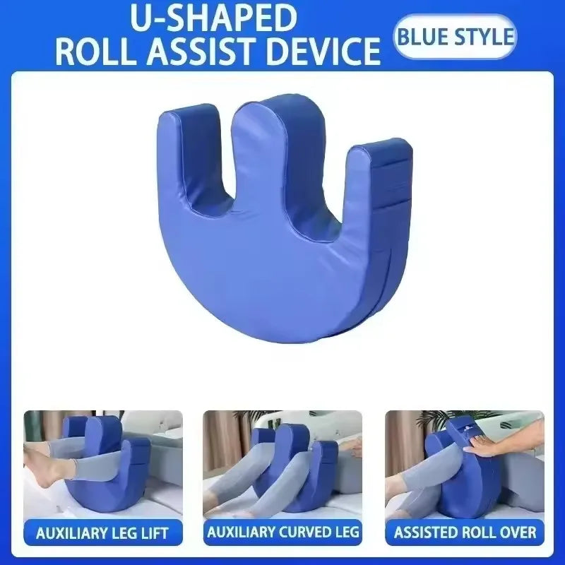 Dispositivo de rotación de piernas para personas mayores encamadas, almohadilla para girar las piernas, almohada en forma de U para pacientes, cuidado de enfermería, equipo de rehabilitación para personas en cama.