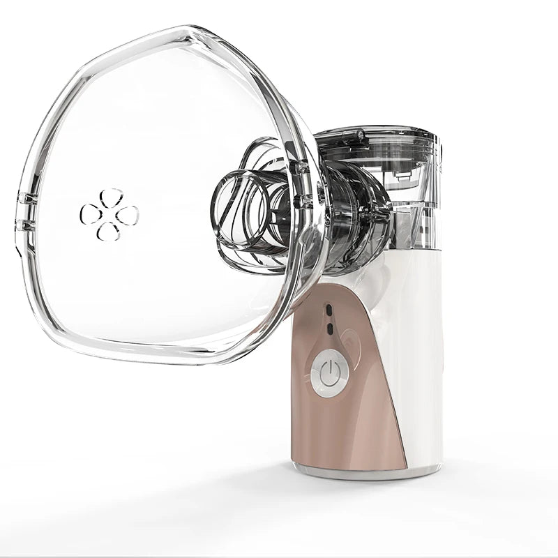 Mini nebulizador de inhalación portátil de mano para el cuidado de la salud, silencioso, ultrasónico, nebulizador, recargable, automático, para niños y adultos.