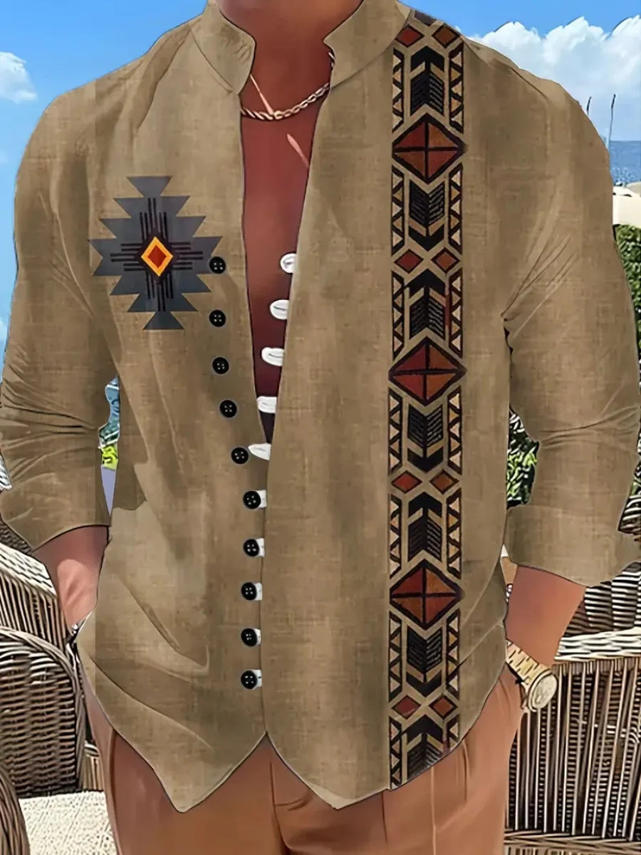 Nuevas camisas de manga larga de moda para hombre, camisas casuales de moda para calle y exterior, camisas de lino, entrega rápida