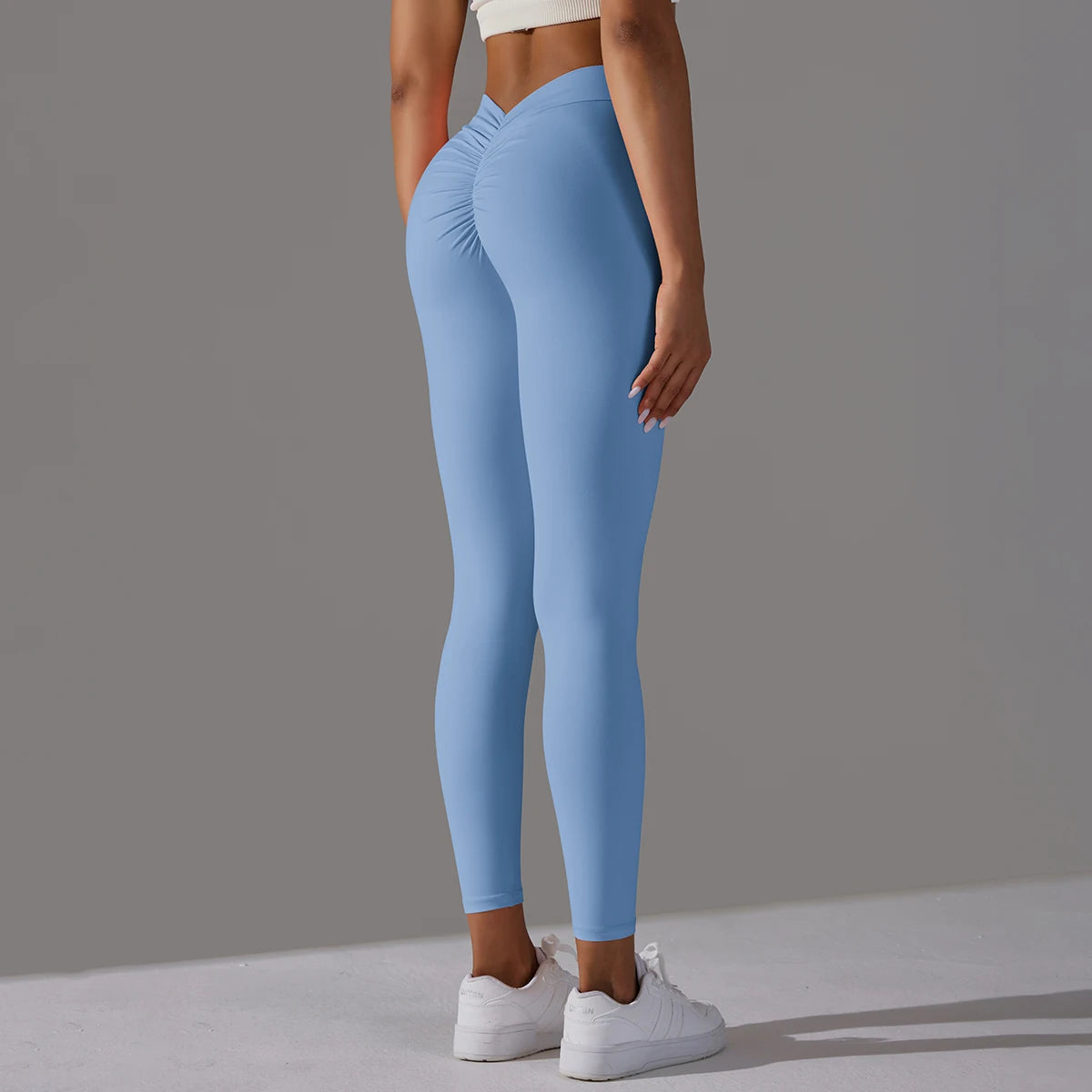 Women Seamless Solid Leggings Knitted High Waist Sports Leggings Fashion Hip Lifting Running Yoga Sport Gym Tights Pantalones