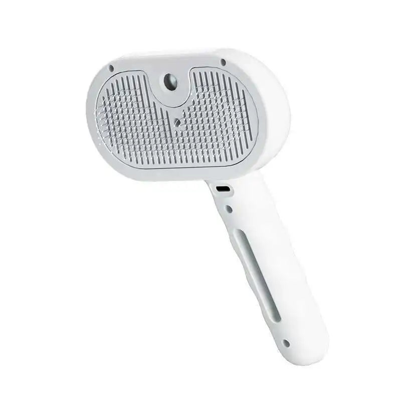 Cepillo de vapor caliente para gatos con spray para perros, cepillo de masaje con vapor para mascotas, peine depilatorio, peine de masaje con vapor para perros y gatos de pelo largo