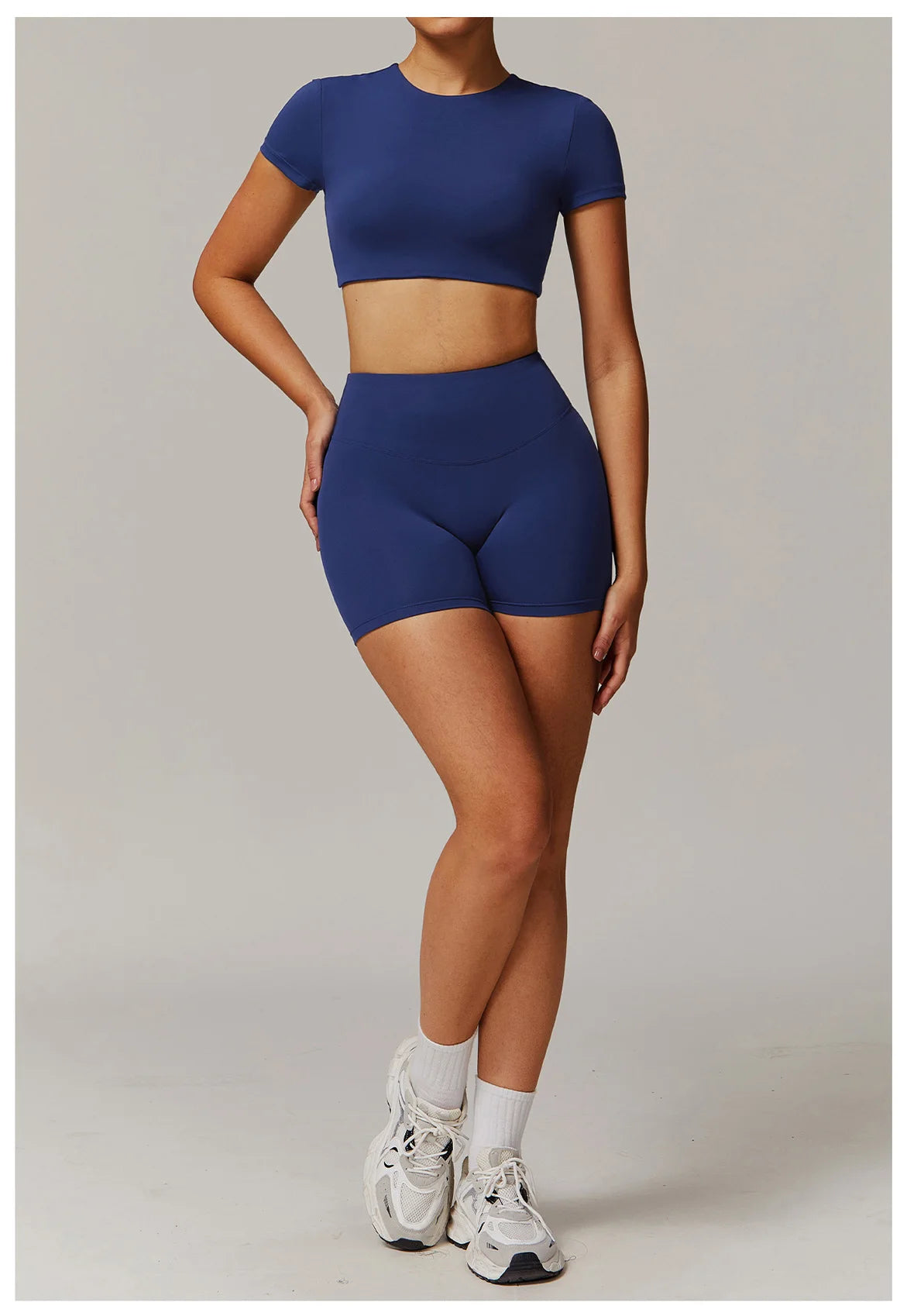 Women's Tracksuit 2PCS Yoga Sets Sportswear Workout Fitness Long Sleeved Sports Bra High Waist Leggings Gym Clothing Sports Suit