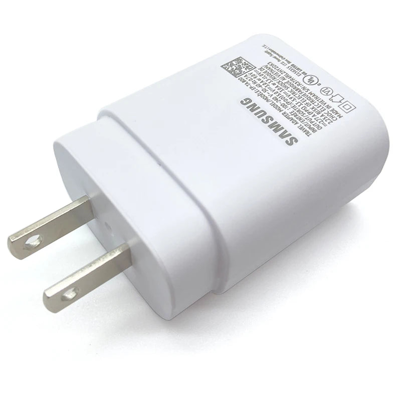 Cargador superrápido Samsung de 25 W, USB C PD, adaptador de corriente de pared para Samsung Galaxy A56, A54, A34, A55, A23, A05S, S25, S24, S22, S23, S10 5G
