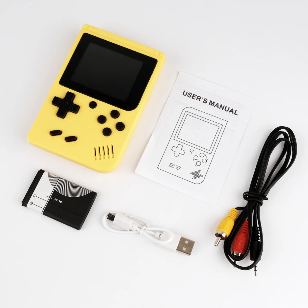 Mini consola de videojuegos retro portátil con 800 juegos clásicos integrados, regalo Gameboy