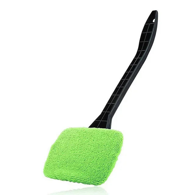 Kit de cepillo limpiador de ventanas de coche con mango largo, herramienta de lavado de parabrisas, limpiaparabrisas interior, accesorios para coche