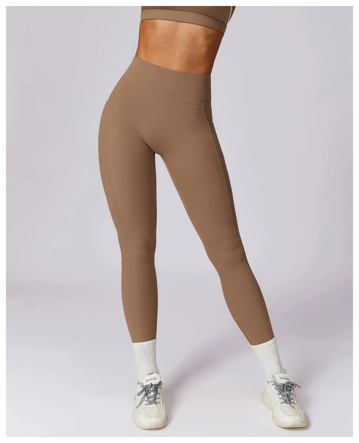 V-shaped Back Yoga Pants High Waist Leggings Gym Workout Tights Sport Women Fitness Female Legging Tummy Control Running Tights