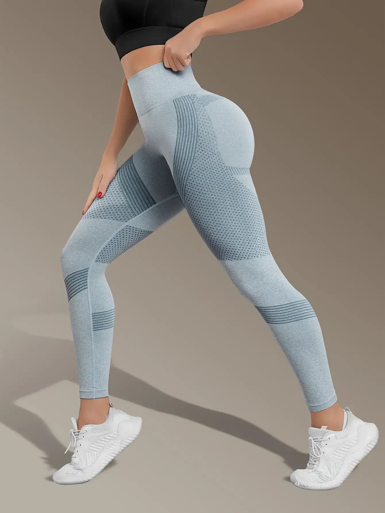 Women's High Waist Seamless Yoga Pants - Quick-Drying、Elastic Sports Pants,Suitable for fitness and training