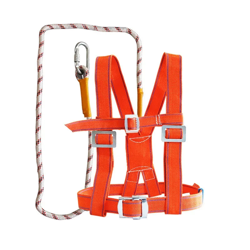 Cinturón de seguridad ajustable para trabajos aéreos, limpieza de paredes externas, rescate, cuerda de seguridad, arnés de seguridad para escalada al aire libre.