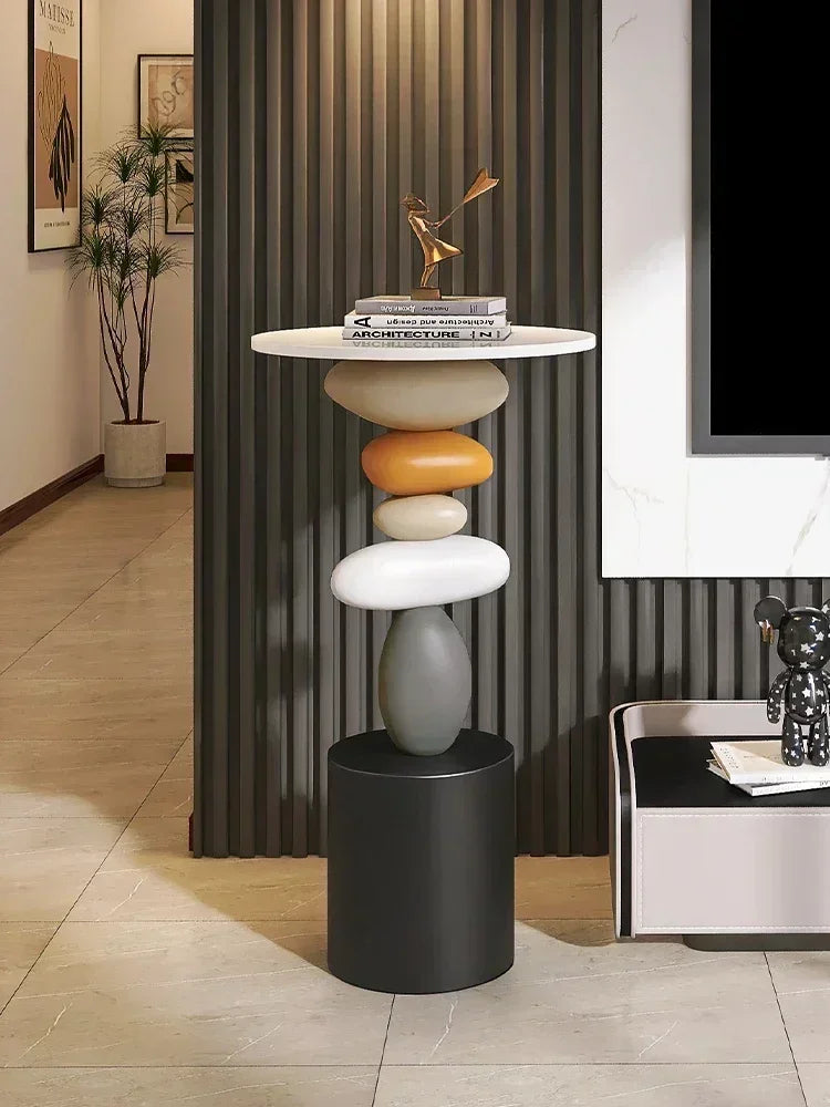 Decoración del hogar, arte creativo, estatua, mesa auxiliar, decoración de piso, estilo simple, sala de estar, adorno de piso grande, mesa de centro pequeña, mesa de té
