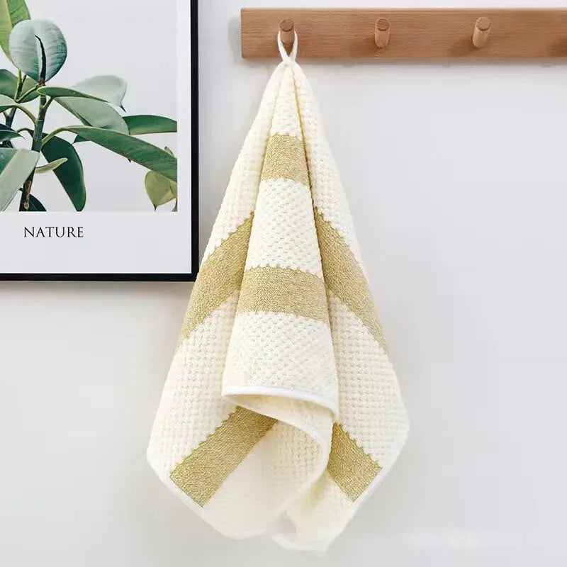 Toalla de baño, toallita de algodón, color sólido, suave, absorbente, multiusos para baño de hotel.