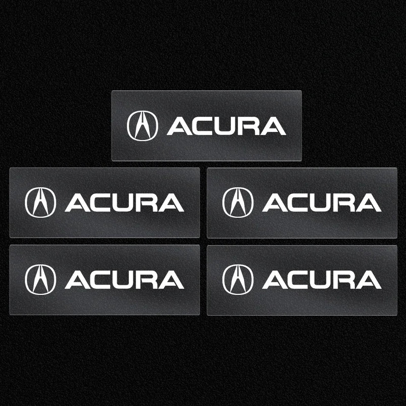 Pegatinas para el interior del coche, calcomanías de control central, emblema, insignia, estilo de coche para Acura RDX, Integra, TLX, CDX, MDX, RDX, ZDX, accesorios para coche.