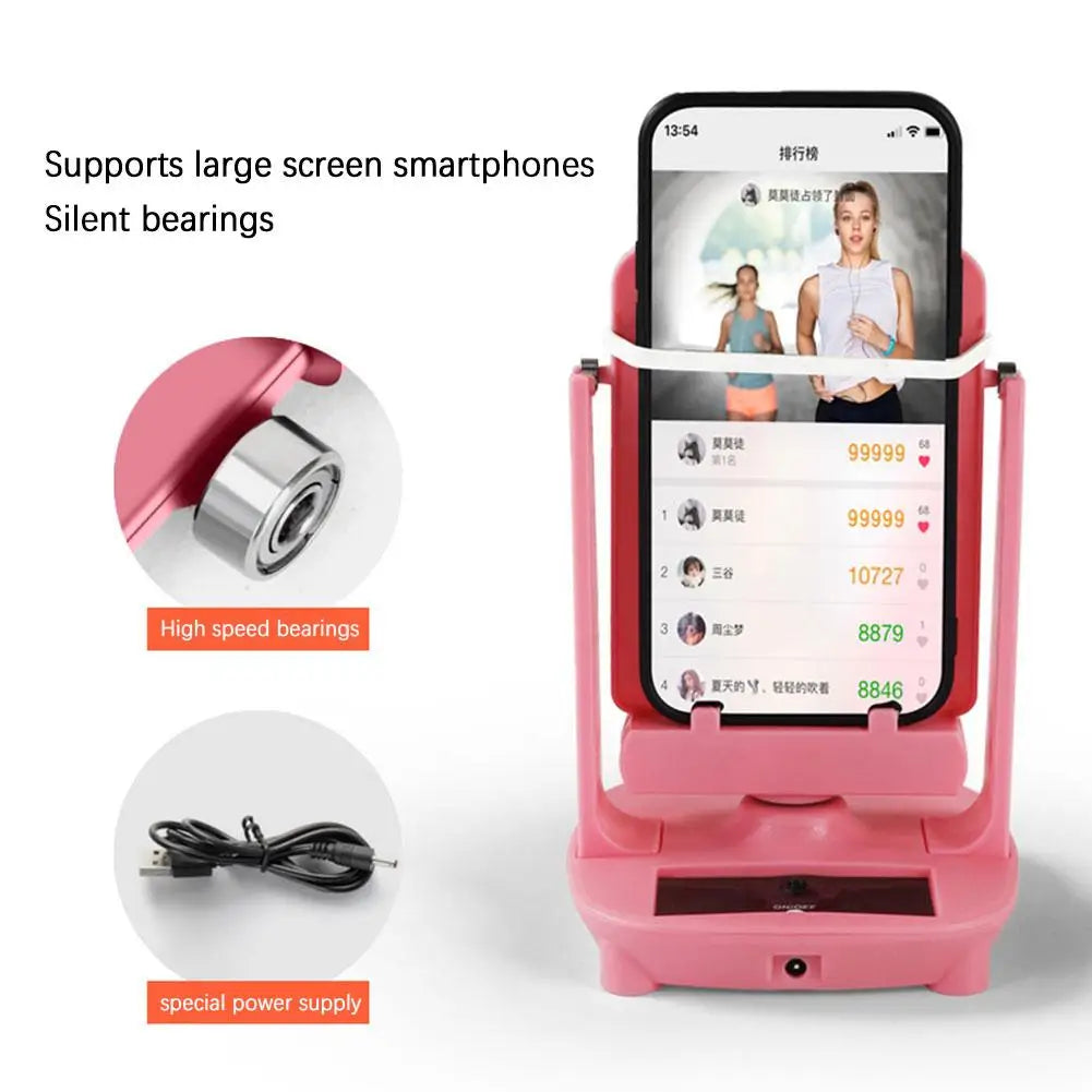 Soporte para teléfono móvil con forma de columpio, dispositivo automático para caminar, podómetro, contador de pasos, accesorio para agitar, silencioso, para todos los teléfonos.