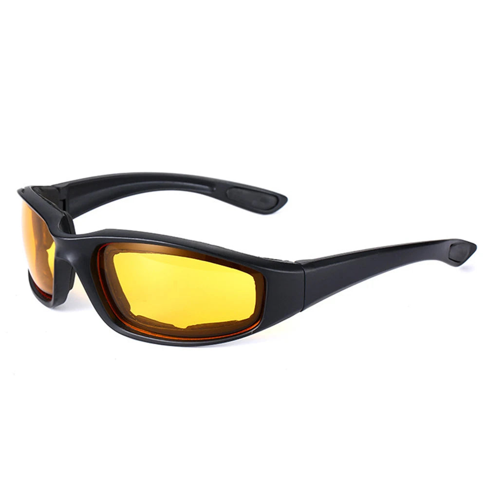 Gafas de protección UV para exteriores, acolchadas, anti-UV, unisex, deportivas, para motociclistas y aventureros.