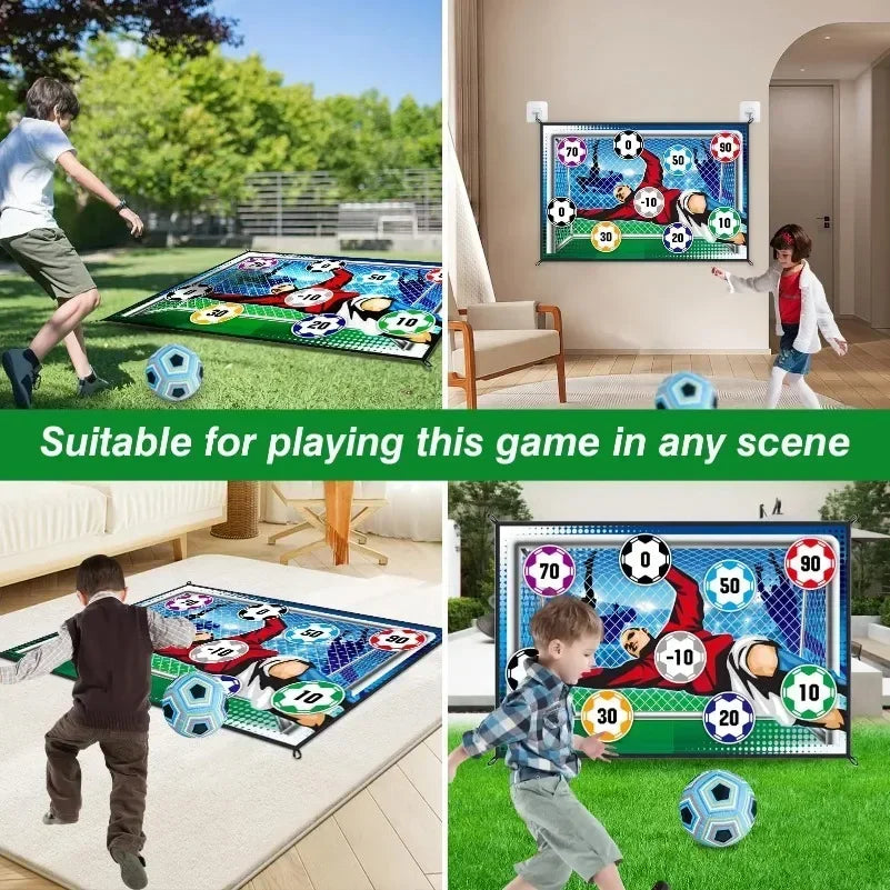 Juego de tapete de fútbol para exteriores e interiores, juguetes de fútbol multijugador, juegos competitivos de fútbol, entrenamiento de fútbol para niños, regalos para niños
