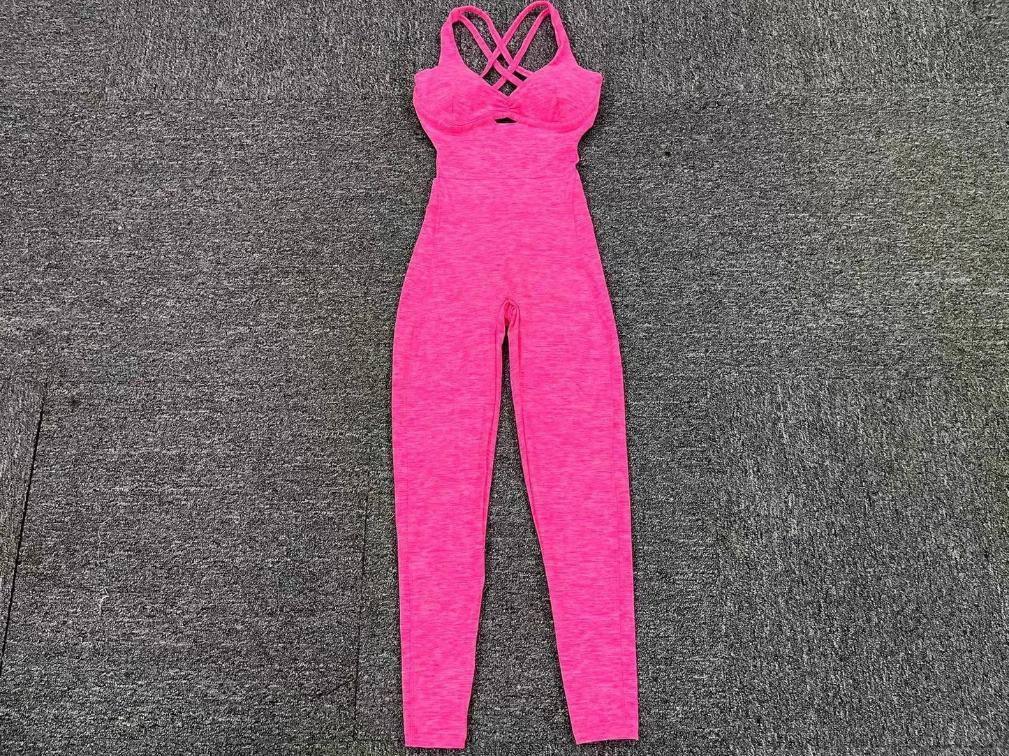 Women Gym Jumpsuit Female Yoga Set Workout One-piece Suit Women Sports Push Up Yoga Clothes Backless Activewear Fitness Set