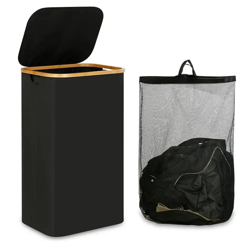 Cesta de tela Oxford de gran capacidad para ropa sucia, impermeable, plegable, para uso doméstico, cesta de almacenamiento ordenada para organizar el hogar.