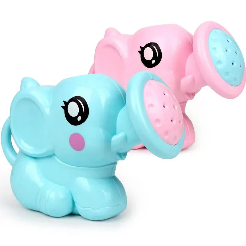 Juguete de baño de plástico con tetera, herramienta de ducha para bebé, regadera de elefante, juguete de baño para niños, rociador de baño de verano