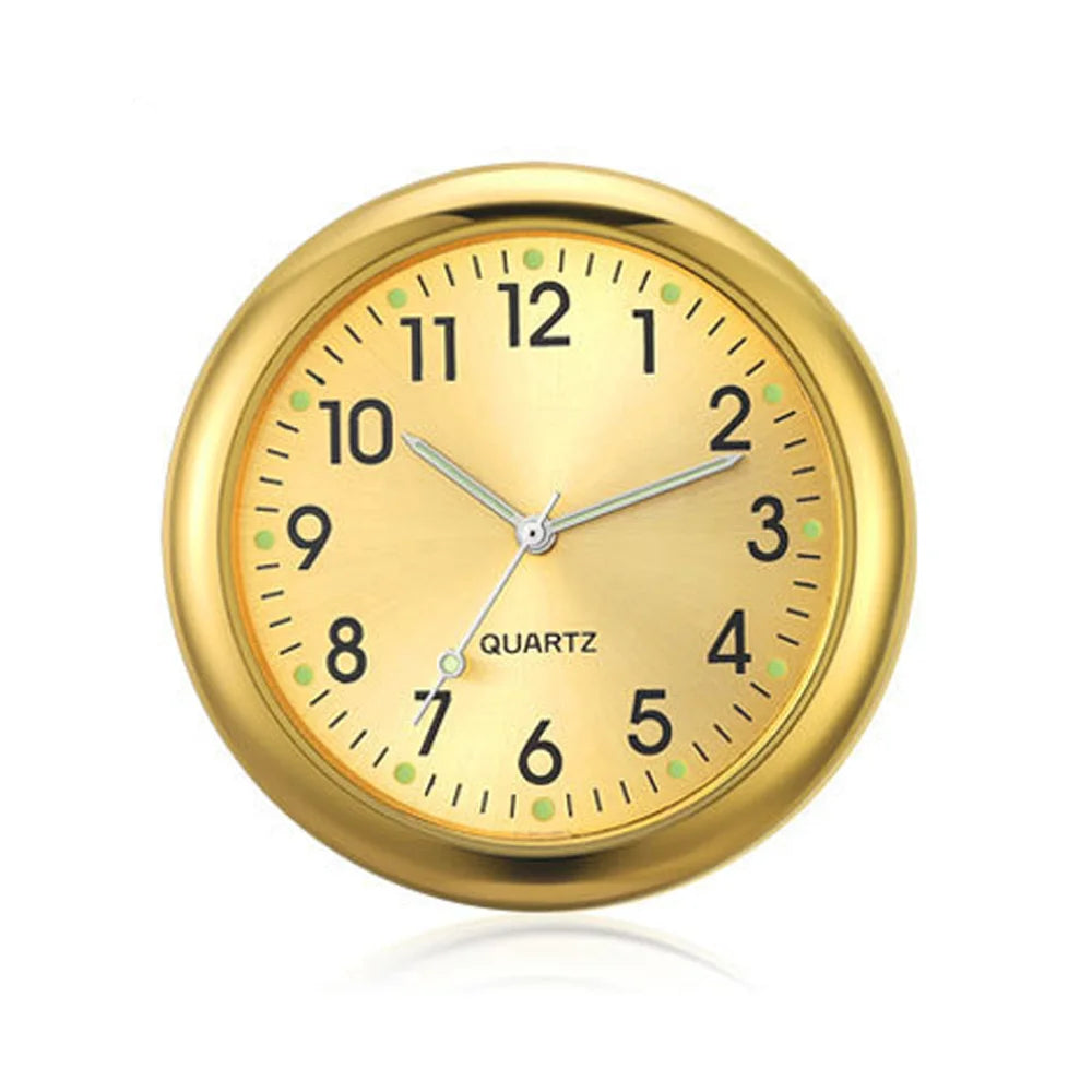 Reloj de coche luminoso, miniautomóviles, reloj digital adhesivo interno, relojes mecánicos de cuarzo, adorno para coche, accesorios para coche, regalos.