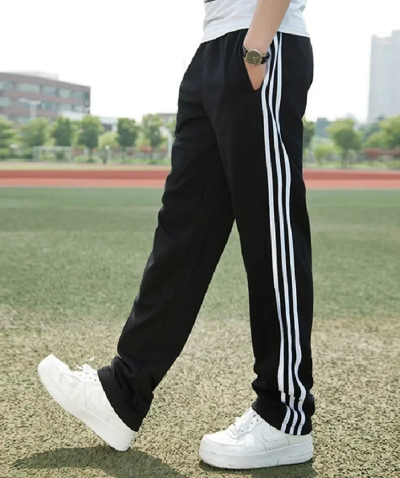 Pantalones deportivos holgados de algodón con pierna recta para hombre de talla grande, pantalones cortos de baloncesto, cómodos y transpirables, talla grande.