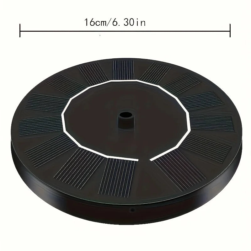 1 bomba de fuente solar para piscina al aire libre, esencial en verano, ideal para estanques, piscinas y jardines.