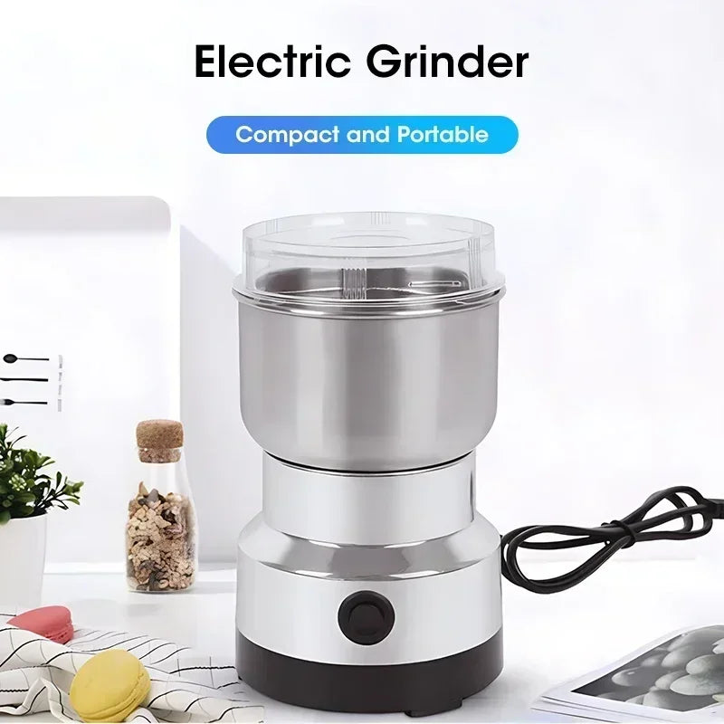 Molinillo eléctrico multifuncional para café, cereales, nueces, frijoles, especias y granos. Molinillo ultrafino para alimentos para bebés.