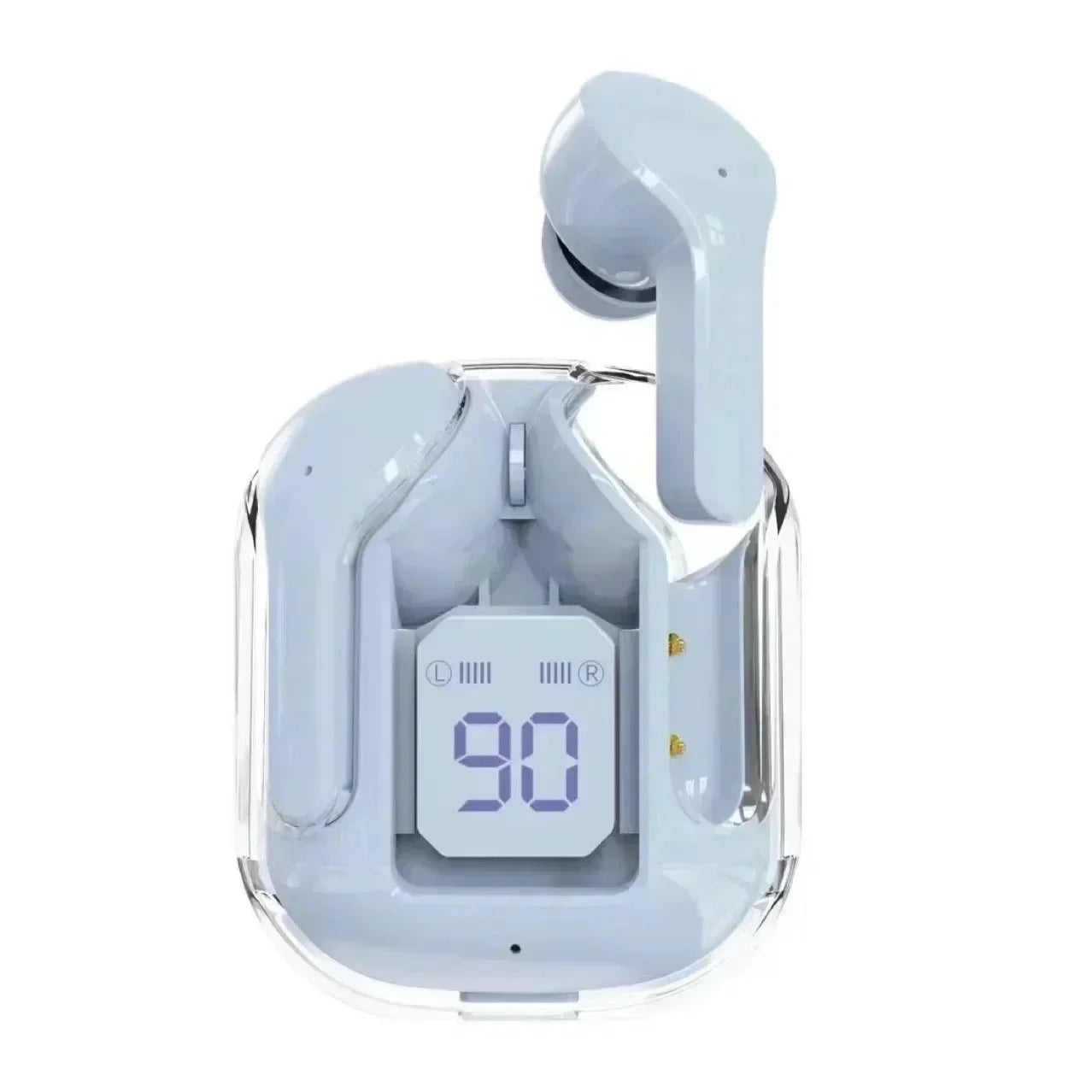 Auriculares inalámbricos Bluetooth T2 originales, transparentes, HIFI, con pantalla digital LED y sonido estéreo para Xiaomi.