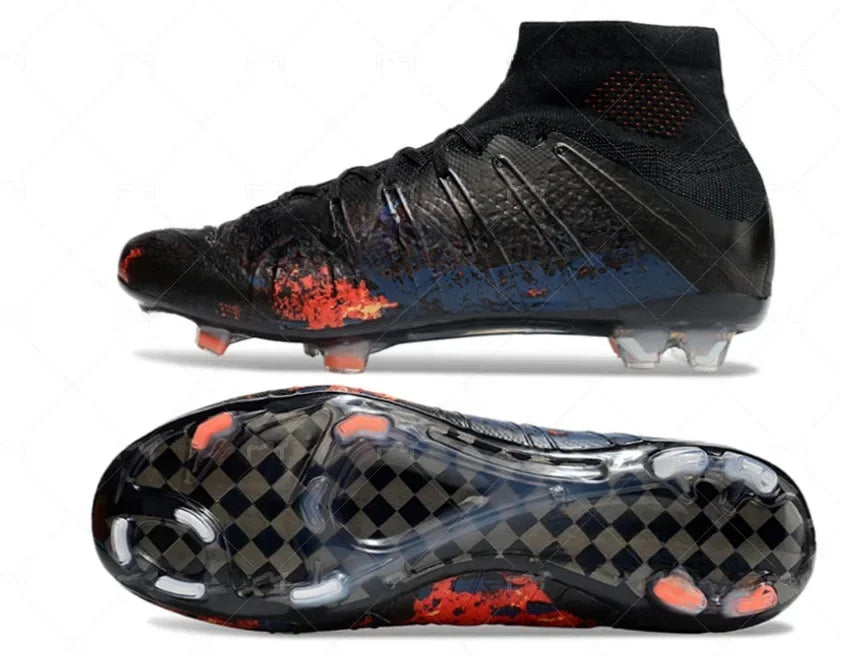 Botas de fútbol de caña alta para hombre. Ventas transfronterizas. Assassin 10.ª generación FG. Garantía de calidad. Venta única. Reclutamiento de agentes.