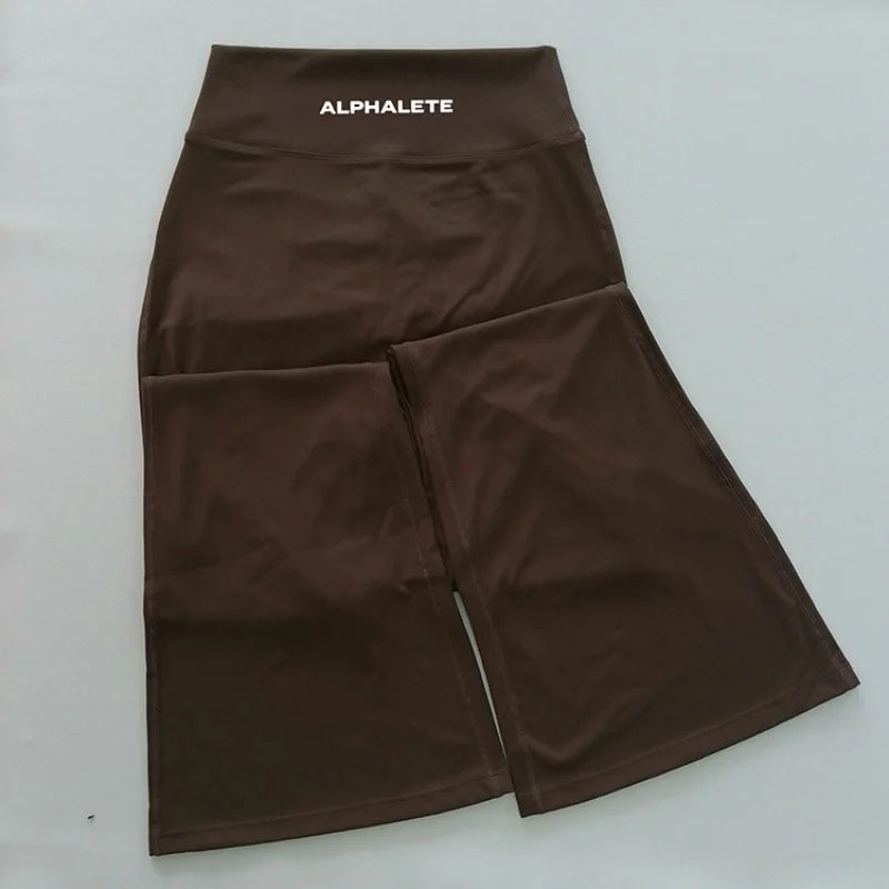 ALPHALETE Fashion Yoga Pants Spice Pilates Girls Summer New High Quality Hip Lift New Sports Fitness Elastic Long INS Hot Sales