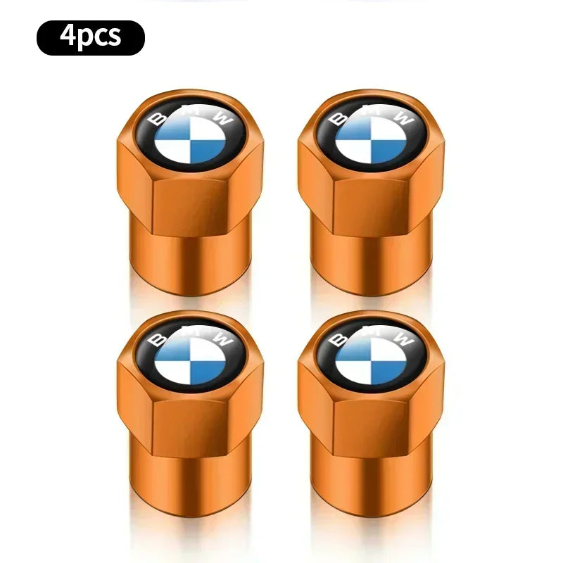 Juego de 4 tapas de válvula de aire para neumáticos de coche de metal para BMW M Performance E36 E60 E90 X2 X1 X3 X5 E46 E39 E70 M3 M5 M6