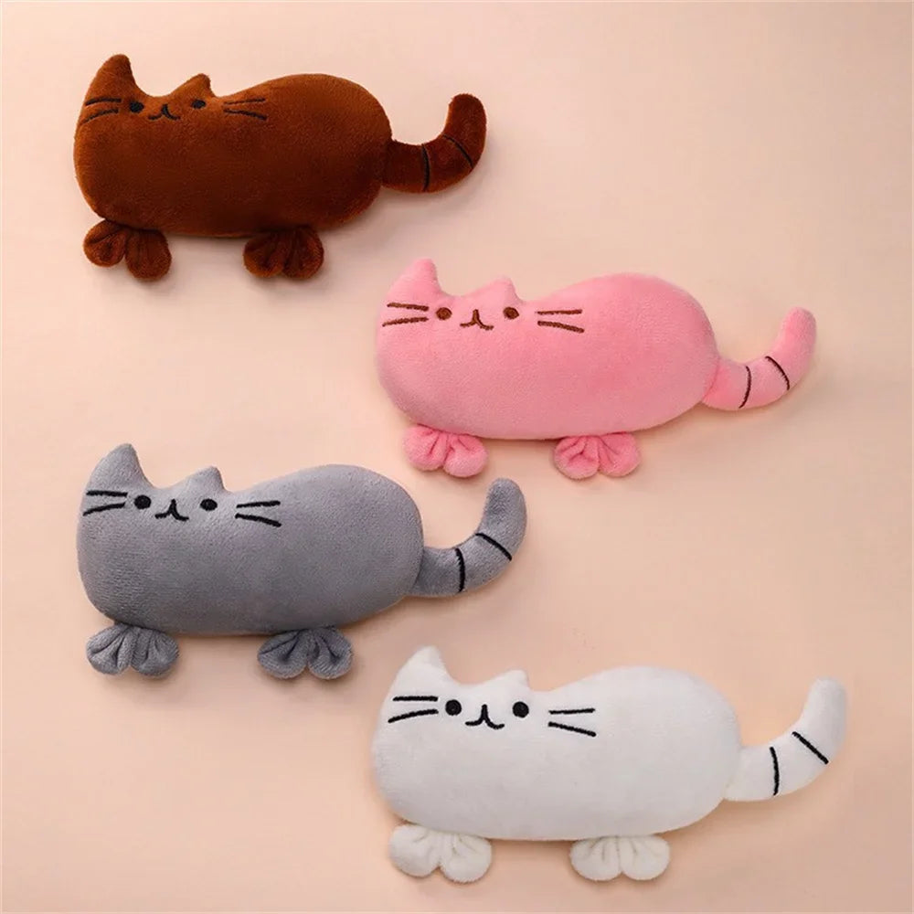 Juguete chirriante con forma de animales para perros pequeños, peluches, juguetes interactivos para masticar, accesorios para jugar con cachorros malteses.